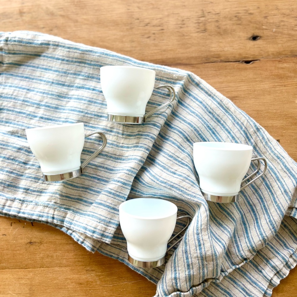 Set of 4 bormioli rocco espresso cups